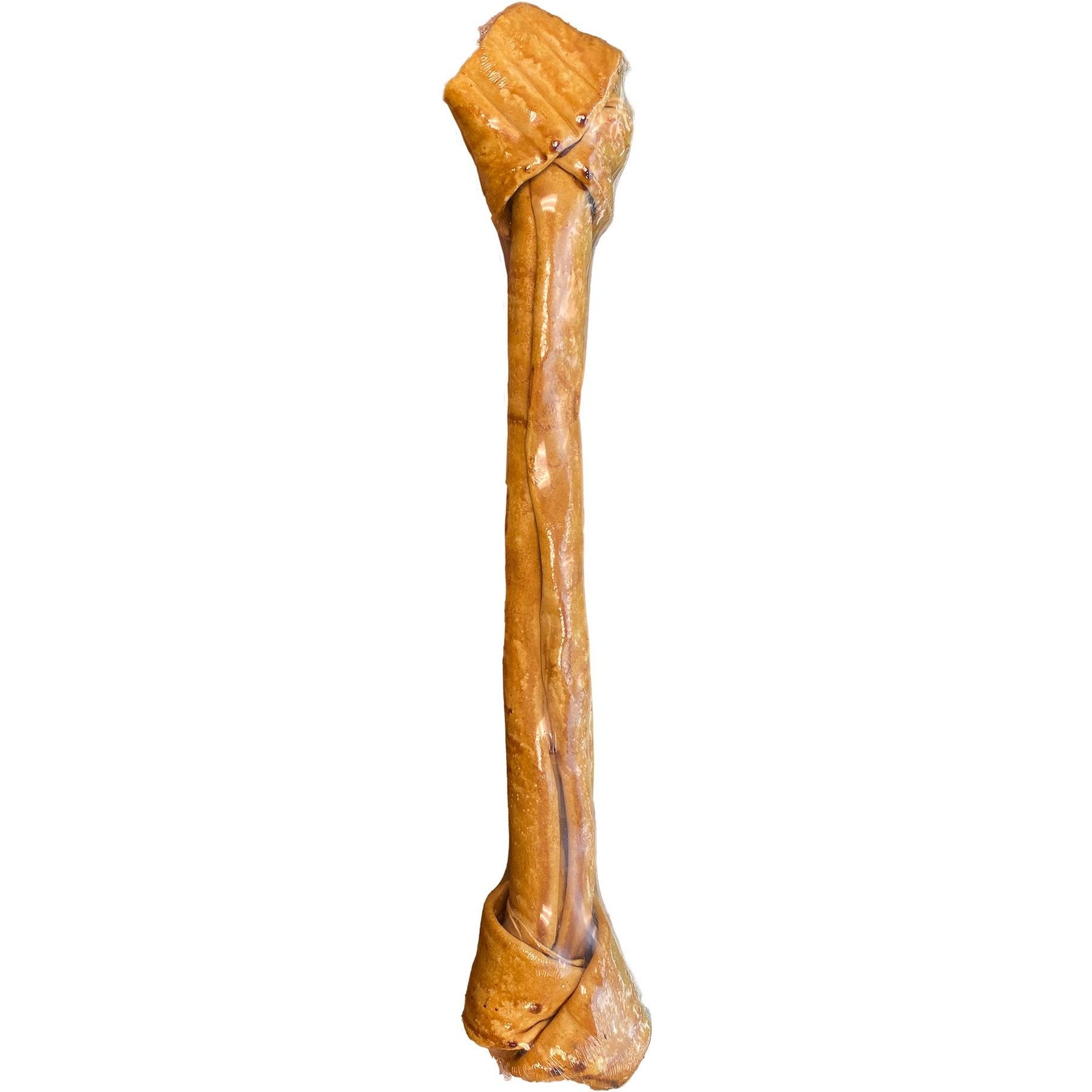 Pet Factory Premium Beefhide 12-inch Chicken Flavored Dog Bones, 1 count