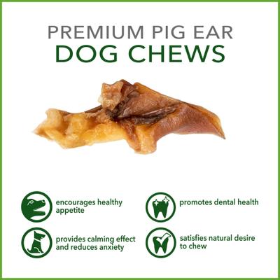 Show full view: Pet Factory Real Chewz Premium Pig Ears Dog Treats, 7 count slide 6 of 9