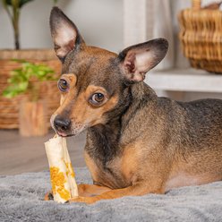 Pet Factory Twistedz 4-inch Beefhide Rolls Chicken Flavored Wrap Dog Hard Chews, 4 count slide 2 of 9