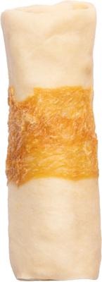 Show full view: Pet Factory Twistedz 4-inch Beefhide Rolls Chicken Flavored Wrap Dog Hard Chews, 4 count slide 4 of 10