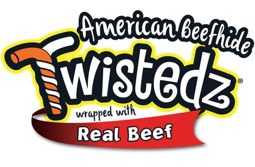 Show full view: Pet Factory Twistedz 5-inch Beefhide Chip Rolls Beef Flavored Wrap Dog Hard Chews, 8 count slide 4 of 10