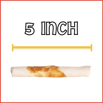 Show full view: Pet Factory Twistedz 5-inch Beefhide Chip Rolls Beef Flavored Wrap Dog Hard Chews, 8 count slide 8 of 10