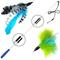 Show in main carousel: Pet Fit For Life 2 Feather Retractable Wand Cat Toy, Blue & Green slide 1 of 10