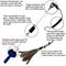 Show in main carousel: Pet Fit For Life 2 Feathers & 1 Coon Tail Wand Cat Toy slide 9 of 11