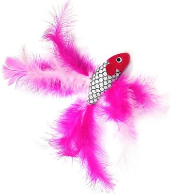 Show full view: Pet Fit For Life 2 Fish Feather Wand Cat Toy slide 7 of 12