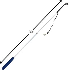 Pet Fit For Life 2 Guinea Feather Wand Cat Toy slide 2 of 7