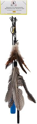 Show full view: Pet Fit For Life 2 Guinea Feather Wand Cat Toy slide 8 of 10