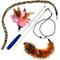 Show in main carousel: Pet Fit For Life 3 Feather Dual Rod Wand Cat Toy slide 1 of 9