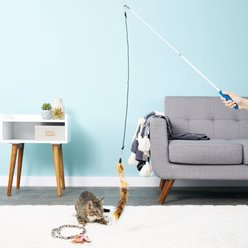 Pet Fit For Life 3 Feather Dual Rod Wand Cat Toy slide 2 of 7