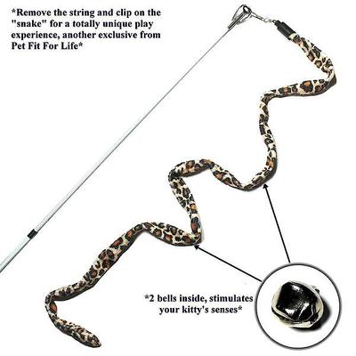 Show full view: Pet Fit For Life 3 Feather Dual Rod Wand Cat Toy slide 5 of 9