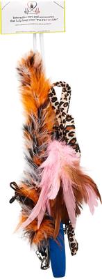 Show full view: Pet Fit For Life 3 Feather Dual Rod Wand Cat Toy slide 7 of 9