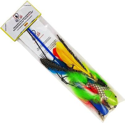 Show full view: Pet Fit For Life 3 Piece Retractable Feather Wand Cat Toy slide 5 of 10