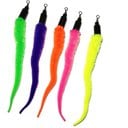 Pet Fit For Life 5 Piece Squiggly Worm Replacement Pack For Wand Cat Toy