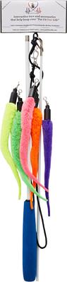 Show full view: Pet Fit For Life 5 Piece Squiggly Worm Wand Cat Toy slide 7 of 10