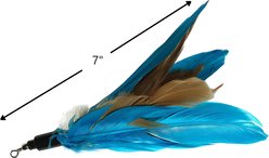 Pet Fit For Life 7 Piece Replacement Feather Pack for Wand Cat Toy slide 2 of 9