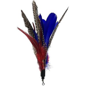 Pet Fit For Life 7 Piece Replacement Feather Pack for Wand Cat Toy