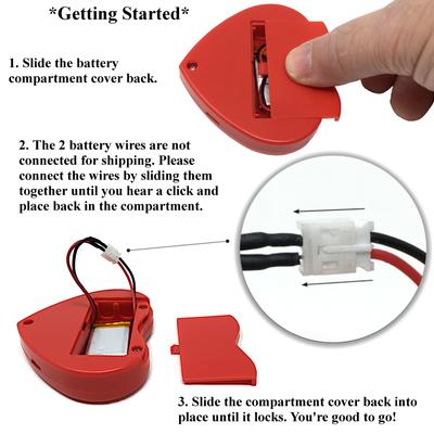 Show full view: Pet Fit For Life Calming Dog Heartbeat Unit, Red, Small slide 2 of 5