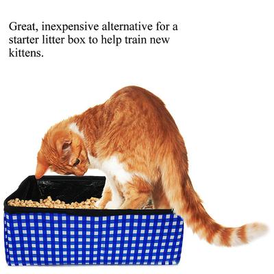 Show full view: Pet Fit For Life Collapsible Portable Litter Box with Collapsible Bowl slide 6 of 8