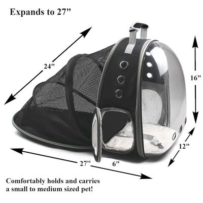 Show full view: Pet Fit For Life Dog & Cat Carrier Backpack slide 3 of 10