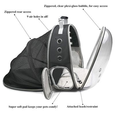 Show full view: Pet Fit For Life Dog & Cat Carrier Backpack slide 4 of 10