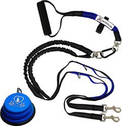 Pet Fit For Life Dual Dog Leash with Bowl, Small