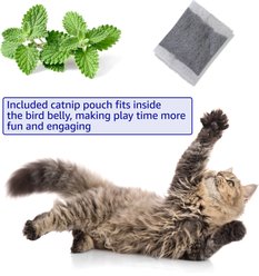 Pet Fit For Life Flapping Bird Interactive Cat Toy, Blue slide 2 of 6