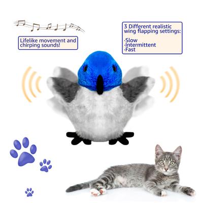 Show full view: Pet Fit For Life Flapping Bird Interactive Cat Toy, Blue slide 3 of 8