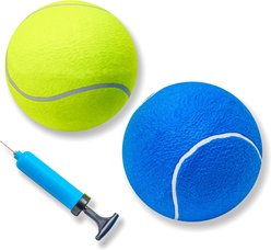 Pet Fit For Life Giant Tennis Ball Dog Toy, Yellow