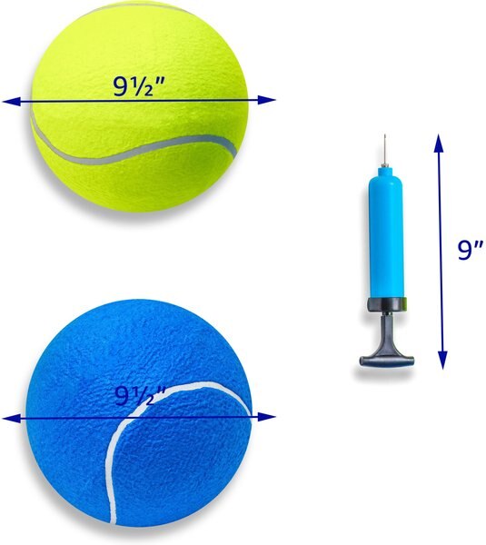 Pet Life Pull Away' Rope & Tennis Ball Dog Toy