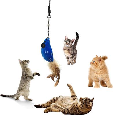 Show full view: Pet Fit For Life Interactive Wand Teaser, Toys & Storage bag 8 Piece Bundle Cat Toy slide 4 of 10