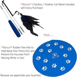Pet Fit For Life Plastic Cat Water Fountain with Cat Wand & Mat, 67-oz slide 2 of 6
