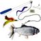 Show in main carousel: Pet Fit For Life Robotic Floppy Fish & Wand Cat Toy slide 1 of 10