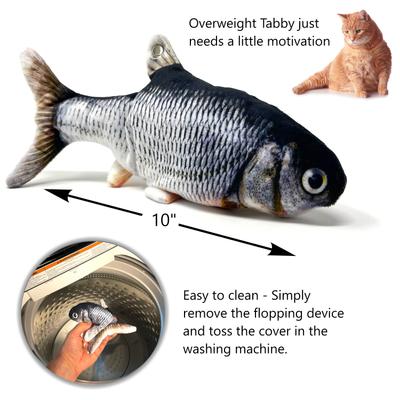 Show full view: Pet Fit For Life Robotic Floppy Fish & Wand Cat Toy slide 6 of 10