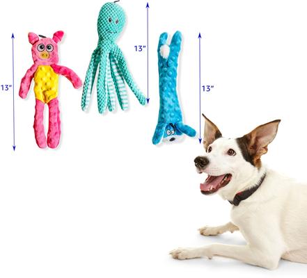 Show full view: Pet Fit For Life Squeaky Plush Dog Toy for Alligator Wand, 3 count slide 3 of 9