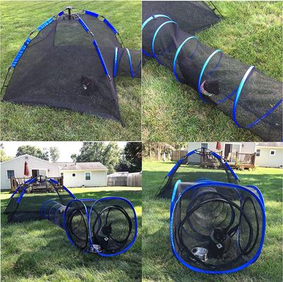 Show full view: Pet Fit For Life Tent Tunnel Cube Dog & Cat Pen, Black slide 5 of 10