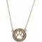 Show in main carousel: Pet Friends Pave Paw Cutout Pendant Necklace, Gold slide 1 of 3