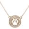 Show in main carousel: Pet Friends Pave Paw Cutout Pendant Necklace, Gold slide 2 of 3
