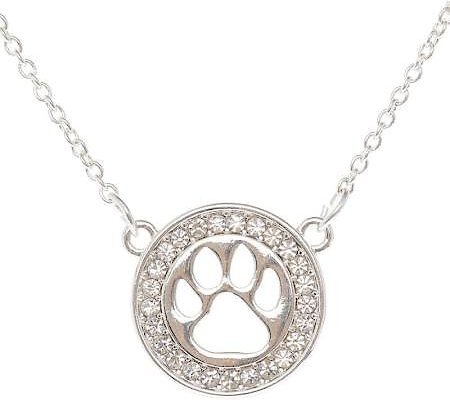 Pet Friends Pave Bone Pendant with Matching Charm