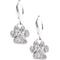 Show in main carousel: Pet Friends Pave Paw Drop Earrings, Silver slide 1 of 2