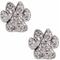 Show in main carousel: Pet Friends Pave Paw Stud Earrings, Silver slide 1 of 3