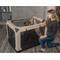Show in main carousel: Pet Gear 3 Door Insta-Fold Soft Dog Crate, Sand, 42 inch slide 3 of 5