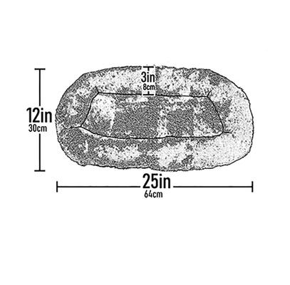 Show full view: Pet Gear Bolster Pad for Happy Trails Lite No-Zip Pet Stroller, Black, Medium slide 3 of 6