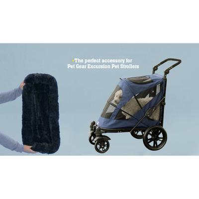 Show full view: Pet Gear Bolster Stroller Pad for Excursion No-Zip Pet Stroller, Black slide 5 of 5