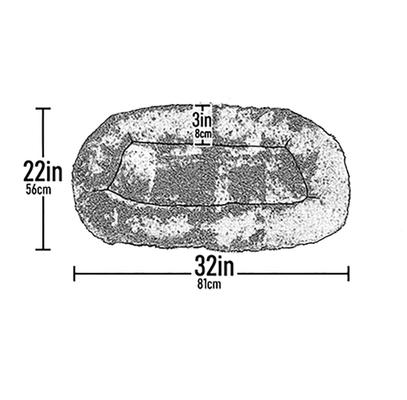 Show full view: Pet Gear Bolster Stroller Pad for Expedition No-Zip Pet Stroller, Black slide 2 of 4