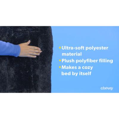 Show full view: Pet Gear Bolster Stroller Pad for Expedition No-Zip Pet Stroller, Black slide 3 of 4