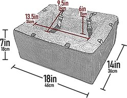 Pet Gear Booster Seat/Bed, Slate, Medium slide 2 of 8