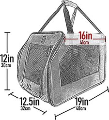 Pet Gear Car Seat/Carrier for Pets, Black slide 2 of 9