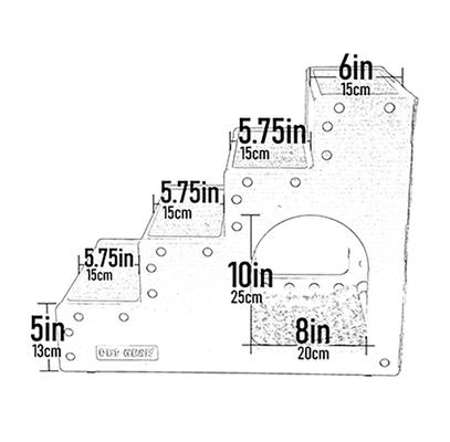 Show full view: Pet Gear Cat & Dog Stairs, Essential Grey slide 3 of 4