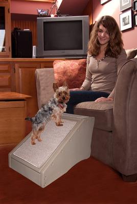 Show full view: Pet Gear Cat & Dog Stairs & Ramp, Tan slide 5 of 9