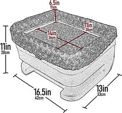 Pet Gear Dog & Cat Bucket Seat Booster, Chocolate, 17-in slide 2 of 3